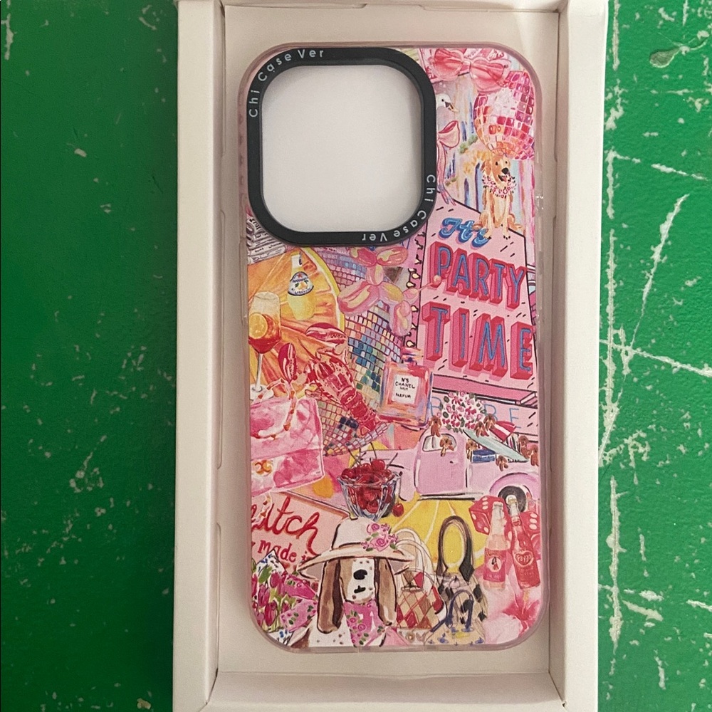 IPhone 15 Pro Case, Disco Party Glam Y2K Design, 20F184PH019